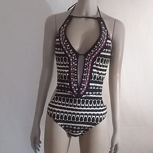 Nanette Lepore Seductress Monokini Swimsuit - Med